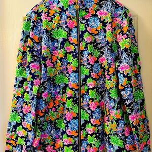 NWT Lilly Pulitzer Disney Large Full Zip Up Leona Jacket New Size XL